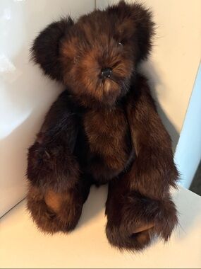 Vintage Handmade Collectible Recycled Fur Plush Teddy Bear Jear Bears